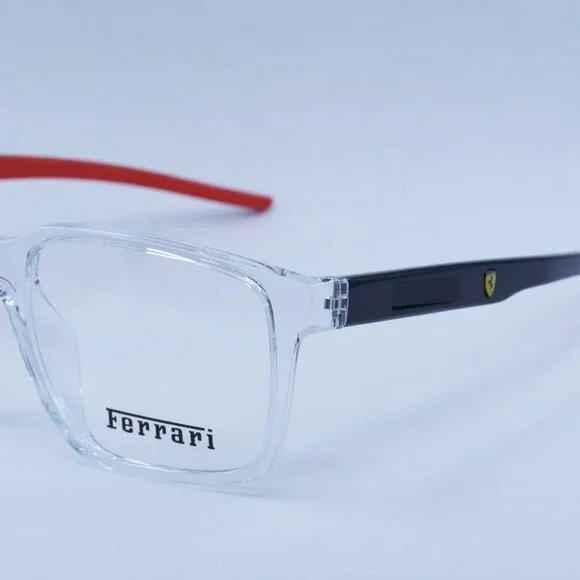 🕶️ New Ferrari Scuderia FZ8013D 513 54mm Eyeglasses - Transparent Frame